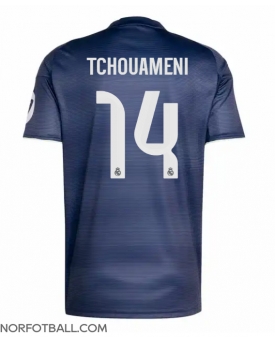 Billige Fotballdrakt Real Madrid Aurelien Tchouameni #14 Replika Bortedrakt 2025-26 Kortermet